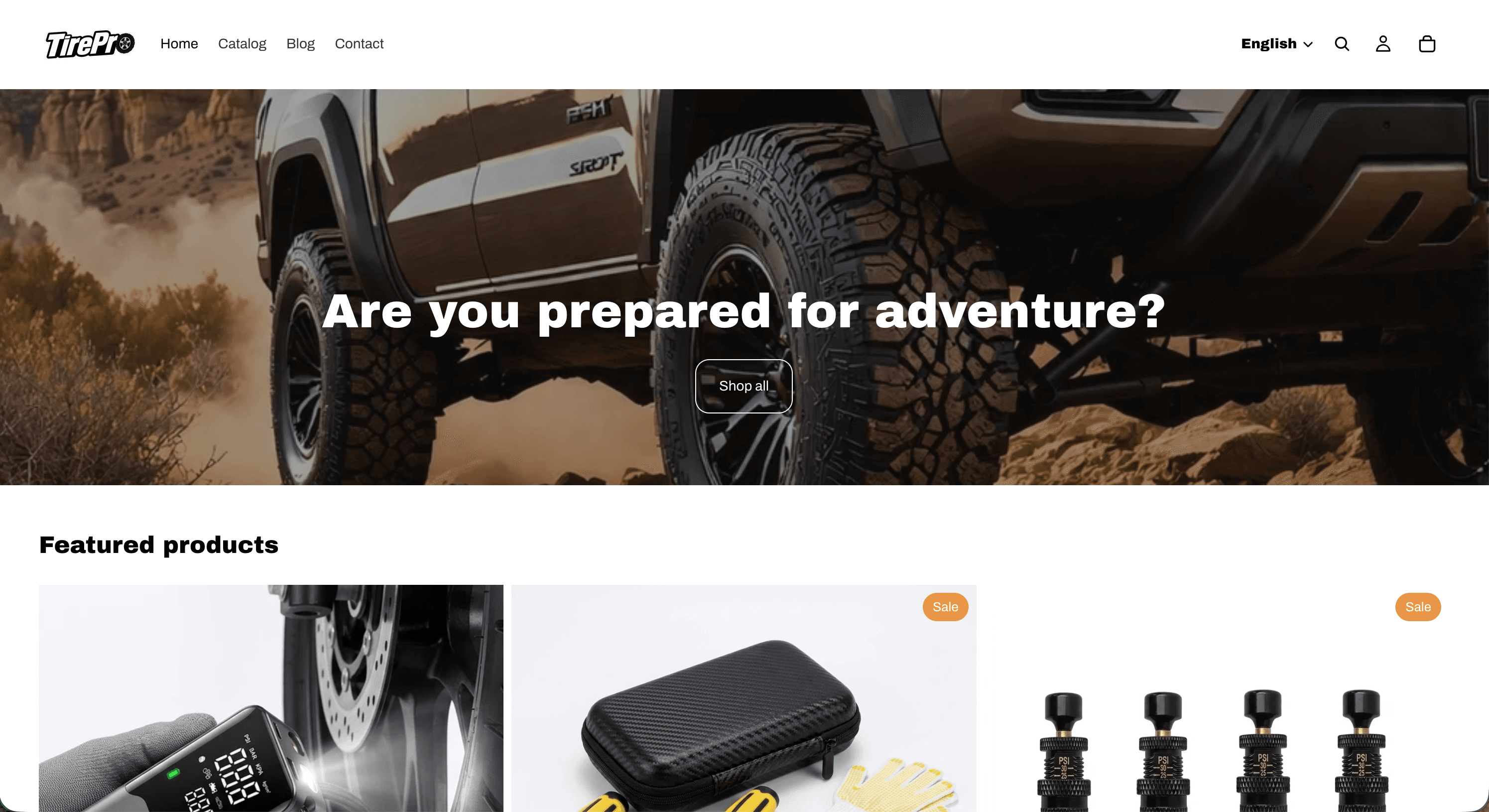 TirePro — AI-Enhanced Shopify eCommerce Store